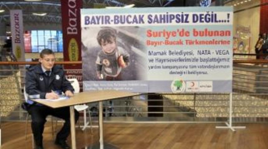 Mamak&rsquo;ta Bayır-bucak T&uuml;rkmenleri İ&ccedil;in Yardım Standı