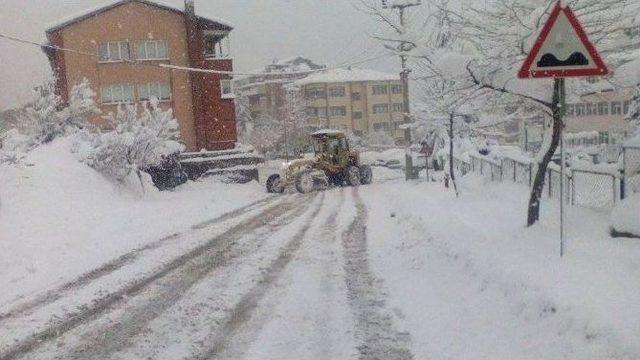 Çaycuma Kar İle Mücadele Ediyor