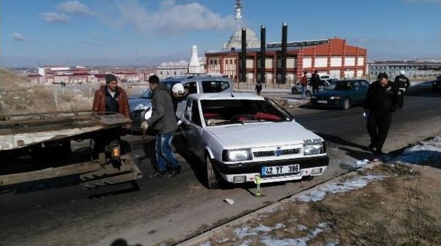 Kontrolden &Ccedil;ıkan Otomobil Takla Attı: 1 Yaralı