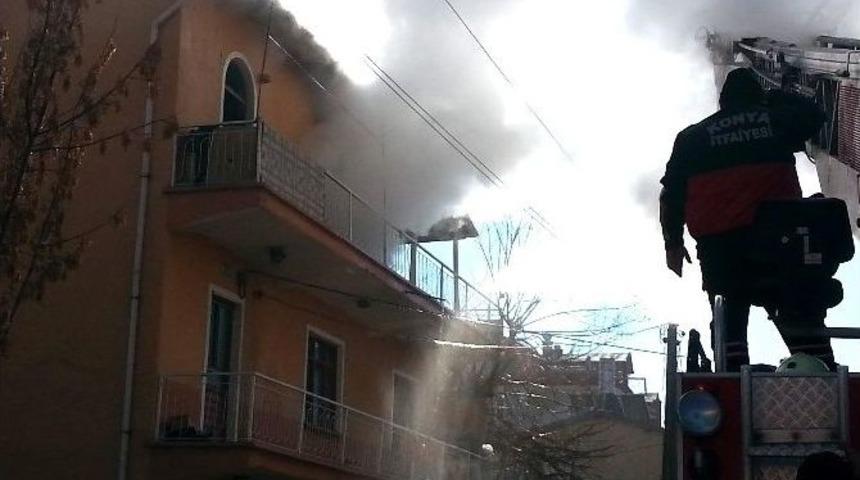 Suriyeli Ailenin Yaşadığı Evde Soba Yangını