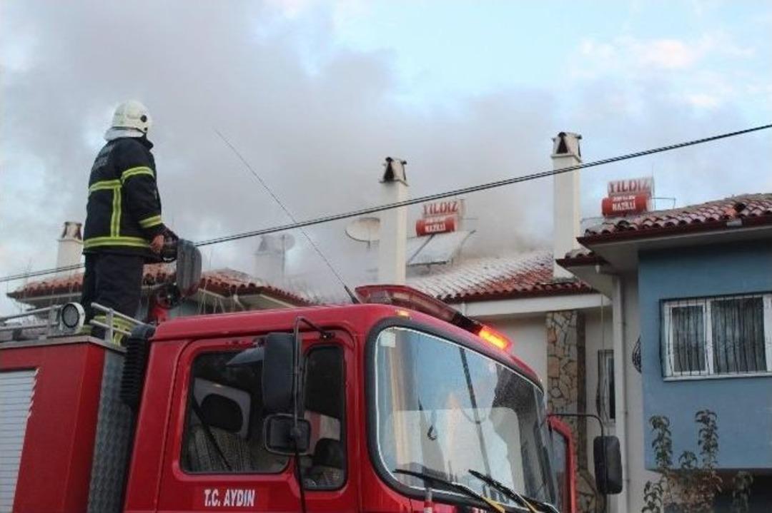 Aydın&rsquo;da Villa Yangını