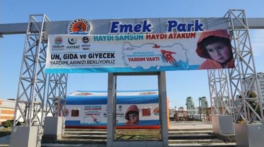 Atakum&rsquo;dan T&uuml;rkmenlere Yardım Kampanyası