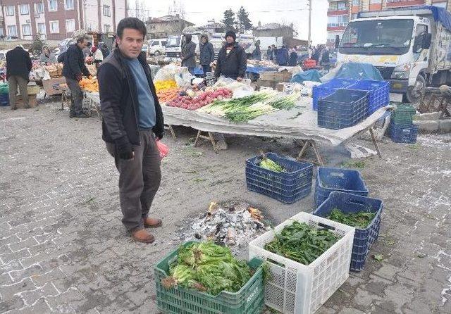 Ilgaz’da Soğuk Hava Pazarı Etkiledi