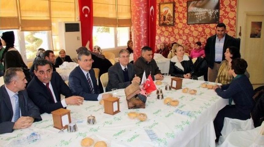 Chp İl Y&ouml;netimi Şehit Aileleriyle Buluştu