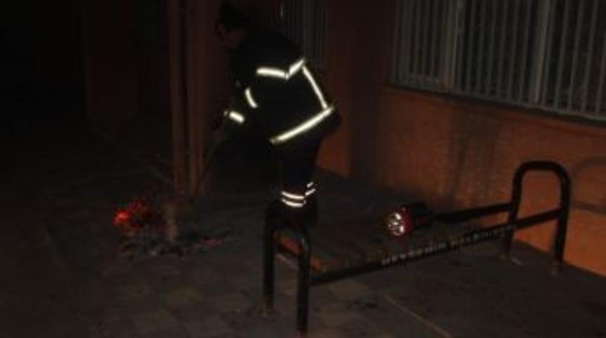 Beyşehir&rsquo;de Okul Bah&ccedil;esinde Yangın Alarmı