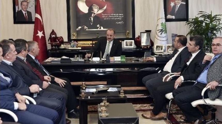 Mim-der İlk Ziyaretini Mamak Belediye Başkanı Akg&uuml;l&rsquo;e Yaptı