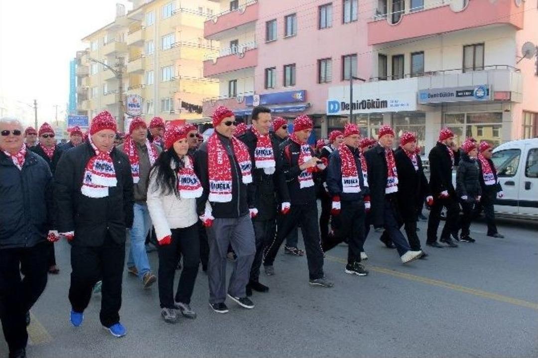 Muğla Sarıkamış Şehitleri İ&ccedil;in Y&uuml;r&uuml;d&uuml;