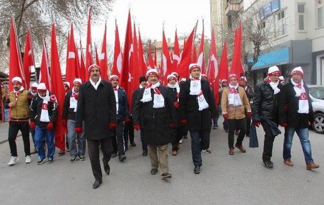 Dondurucu Soğukta Şehitler İçin Yürüdüler