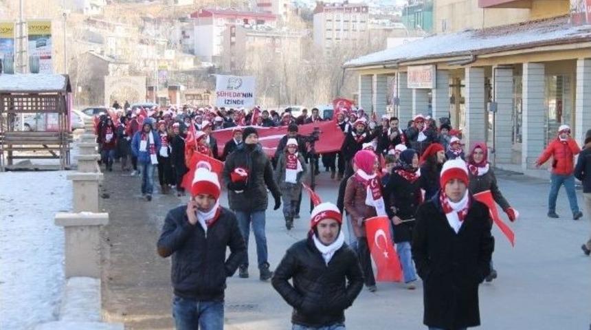 Sarıkamış Şehitleri İ&ccedil;in Y&uuml;r&uuml;d&uuml;ler