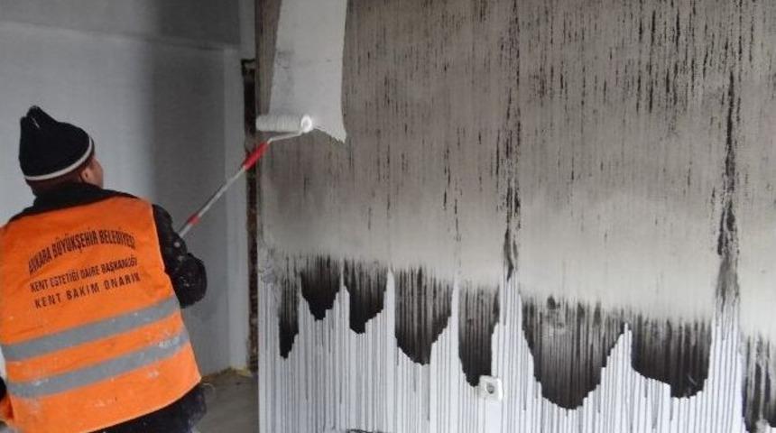 Ankara B&uuml;y&uuml;kşehir Belediyesi, Yangının Yaralarını Sarıyor