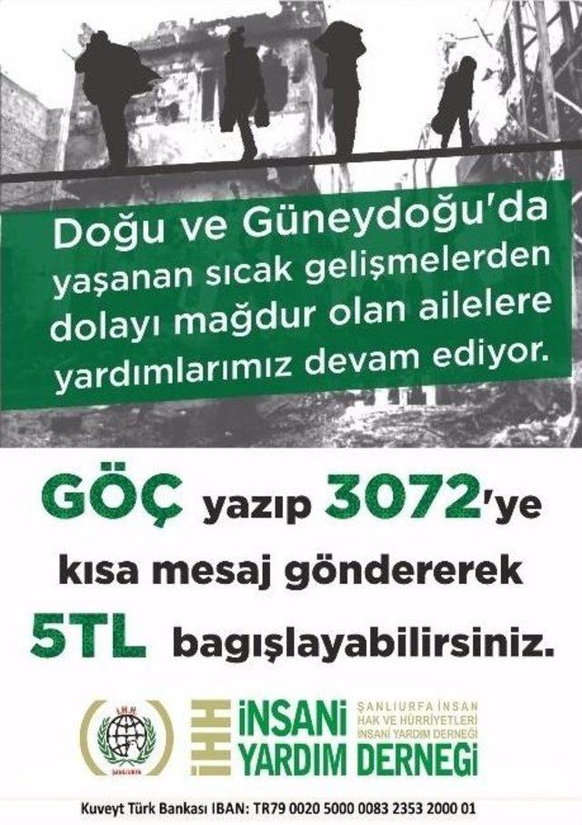 İhh’dan Göç Eden Bölge Halkı İçin Göç Yardım Kampanyası