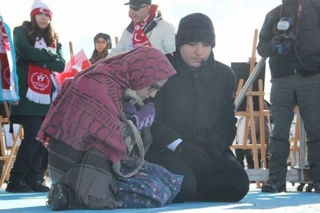 Sarıkamış Şehitleri Erciyes’te Anıldı