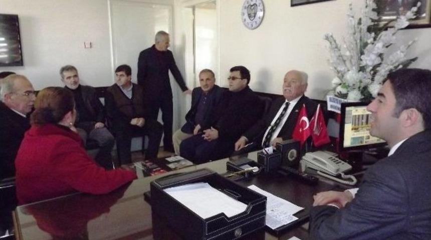 Mhp&rsquo;den Chp&rsquo;ye Hayırlı Olsun Ziyareti