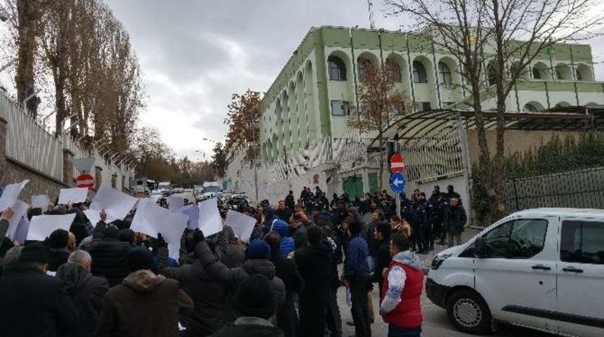 Suudi Arabistan Ankara B&uuml;y&uuml;kel&ccedil;iliği &Ouml;n&uuml;nde &rsquo;idam&rsquo; Eylemi