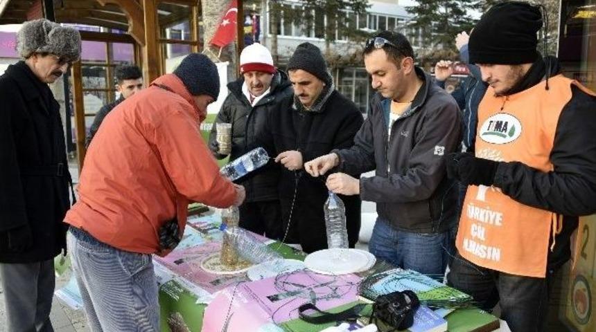 G&uuml;m&uuml;şhane&rsquo;de Kuş Yemliği Etkinliği