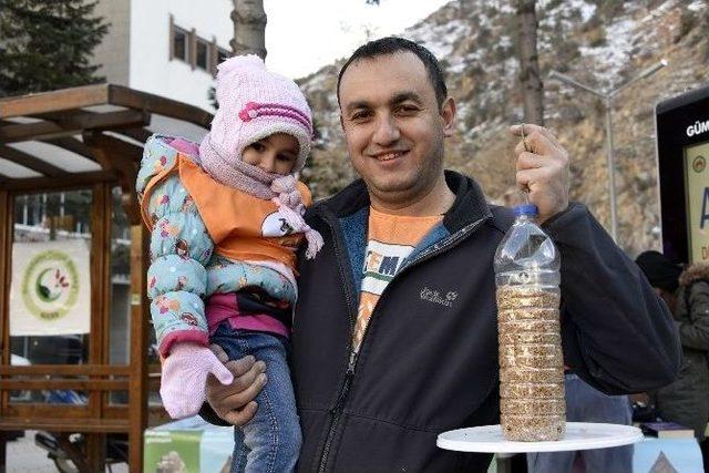 Gümüşhane’de Kuş Yemliği Etkinliği