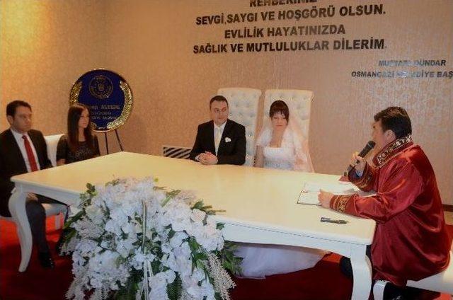 Osmangazi’de Yabancı Gelin Ve Damat Rekoru