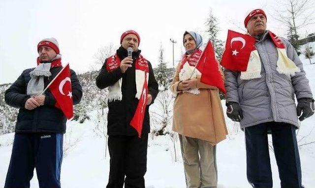 Bakan Fikri Işık, Sarıkamış Şehitleri İçin Yürüdü