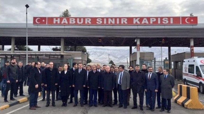 Bakan T&uuml;fenkci, Habur Sınır Kapısı&rsquo;nda M&uuml;jdeyi Verdi