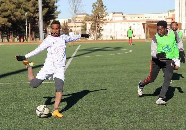 Afrika’dan Gelen Kardeşlik, Gaziantep’teki Dondurucu Havada Pekişti