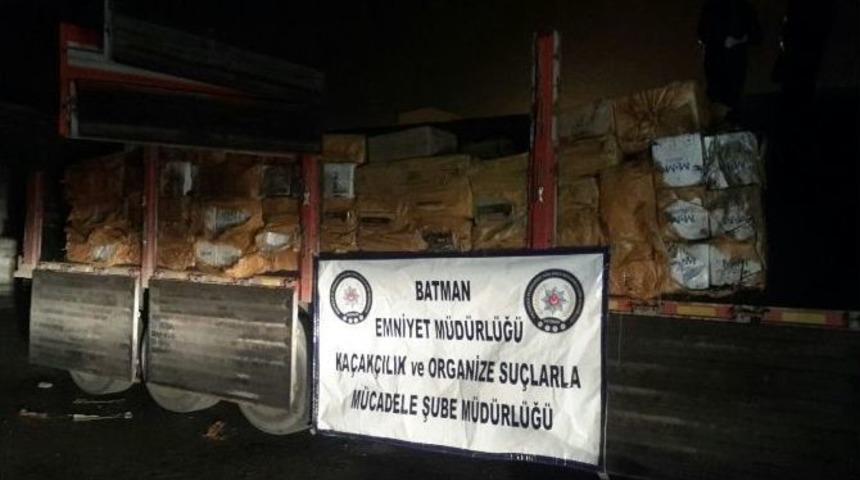Batman&rsquo;da 138 Bin Paket Ka&ccedil;ak Sigara Ele Ge&ccedil;irildi