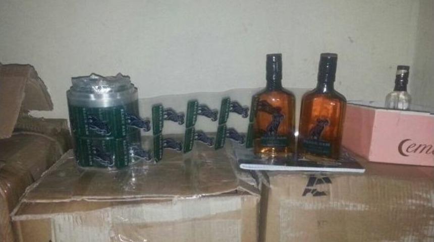 Şanlıurfa’da Sahte İçki İmalathanesine Baskın