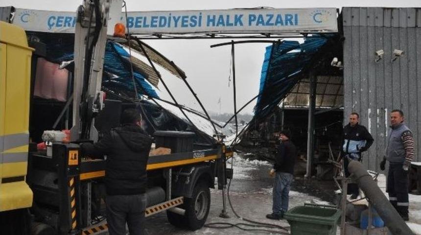 Pazar Yerinin &Ccedil;atısı &Ccedil;&ouml;kt&uuml;