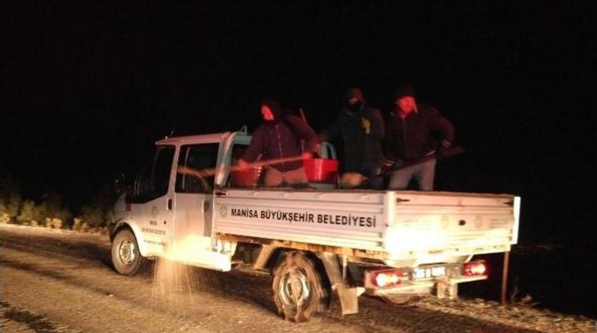 Mahsur Kalan Vatandaşlara B&uuml;y&uuml;kşehir Yetişti