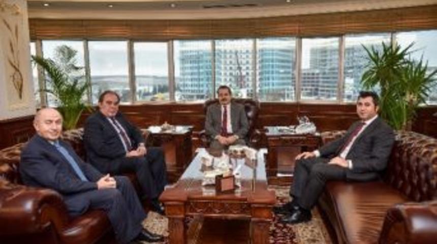 Bakan &Ccedil;elik, Tff Başkanı Demir&ouml;ren&rsquo;i Kabul Etti