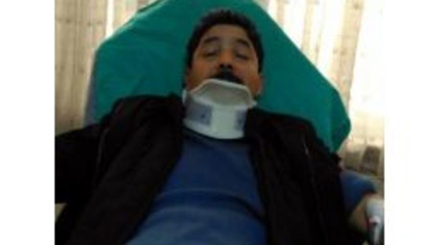 &Ccedil;atıdan D&uuml;şen Kar K&uuml;tlesi Postacıyı Yaraladı