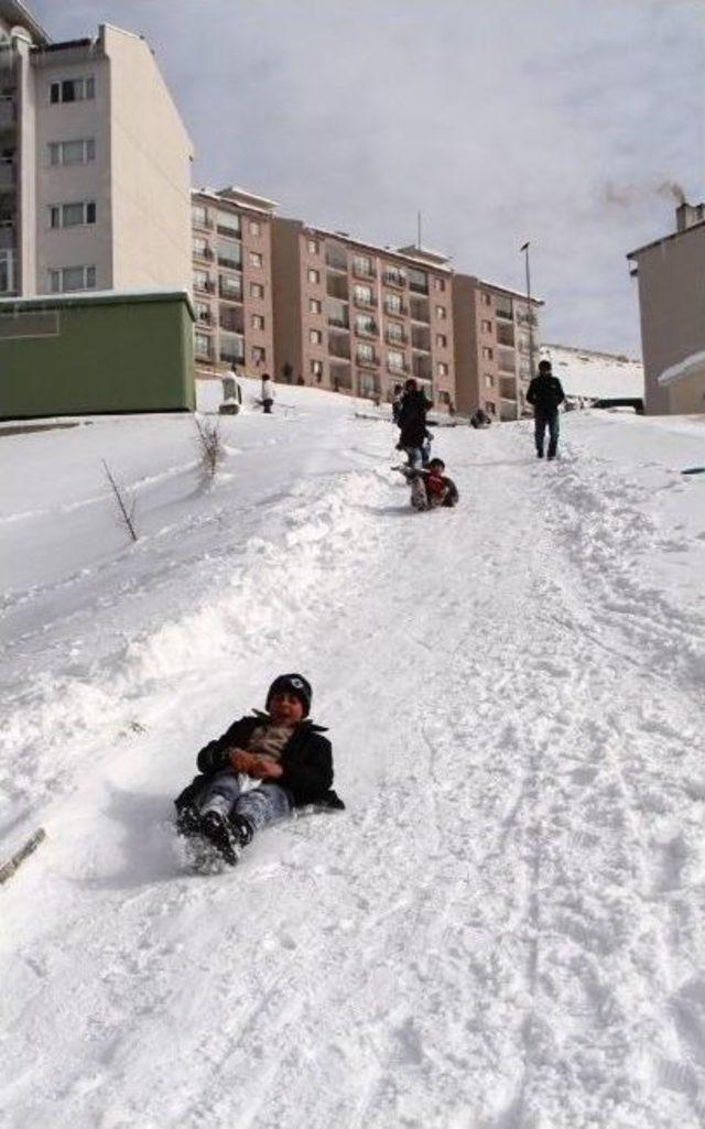 Çocukların Kızak Keyfi