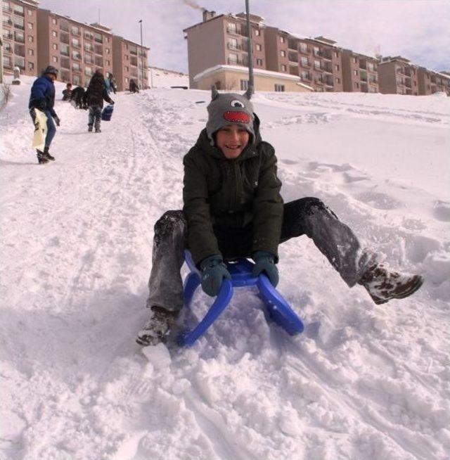 Çocukların Kızak Keyfi