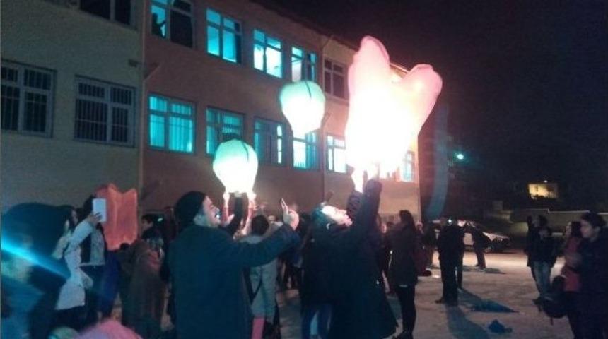 Şefaatli Fatih Ortaokulu Dilek Balonu Şenliği Düzenledi