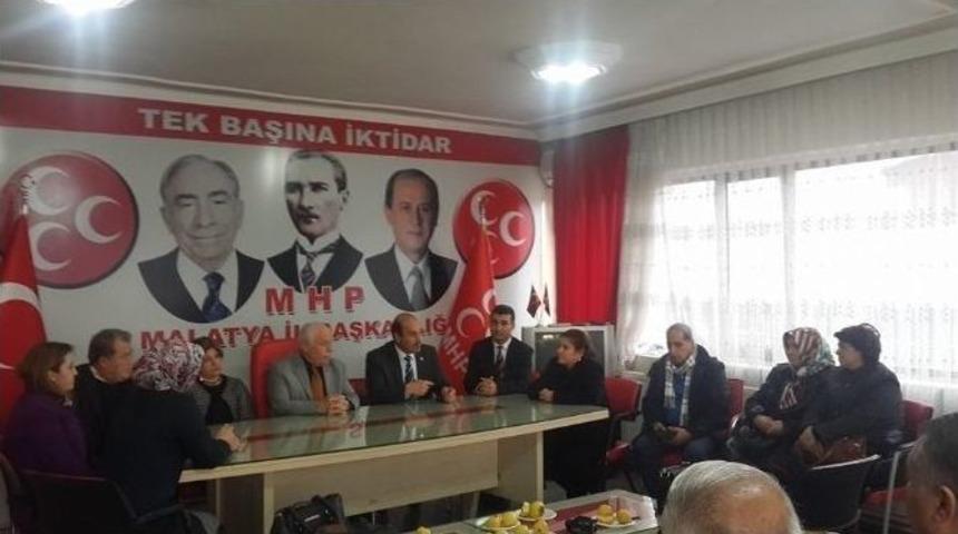 Mastöb’den Mhp Malatya İl Teşkilatına Ziyaret
