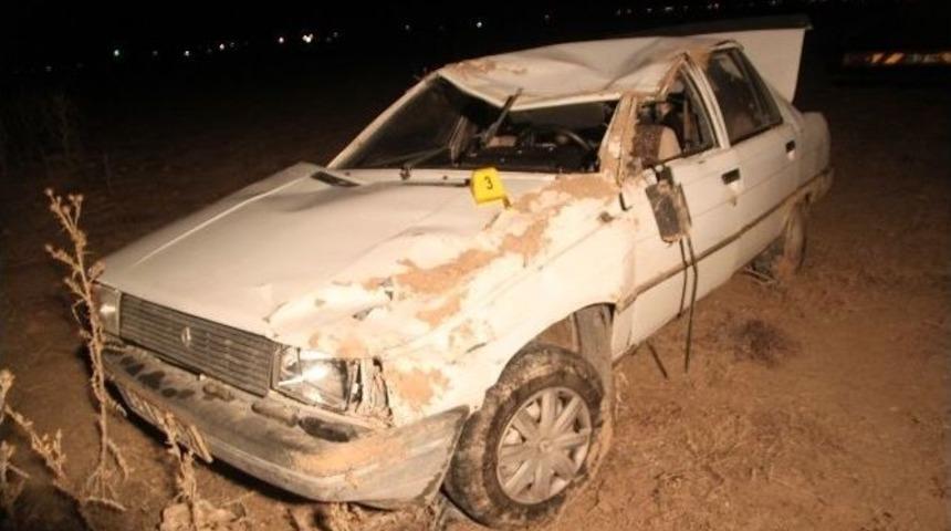 Aksaray&rsquo;da Otomobil Takla Attı: 1 &Ouml;l&uuml;