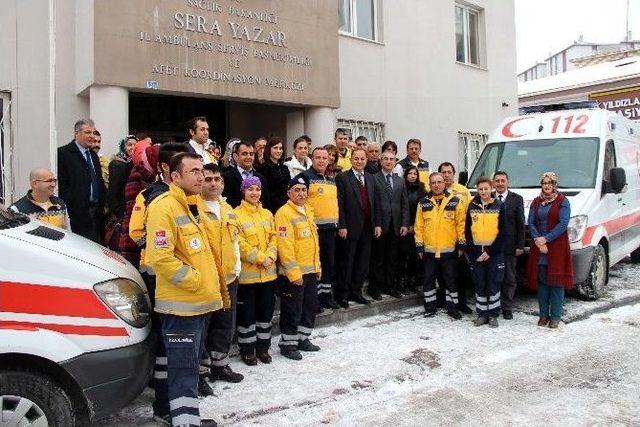 2015 Yılı 2. Dönem Özdeğerlendirme Sonuçlarına Göre Birinci Olan Yahyalı Acil Sağlık Hizmetleri İstasyonuna Teşekkür Belgesi Verildi