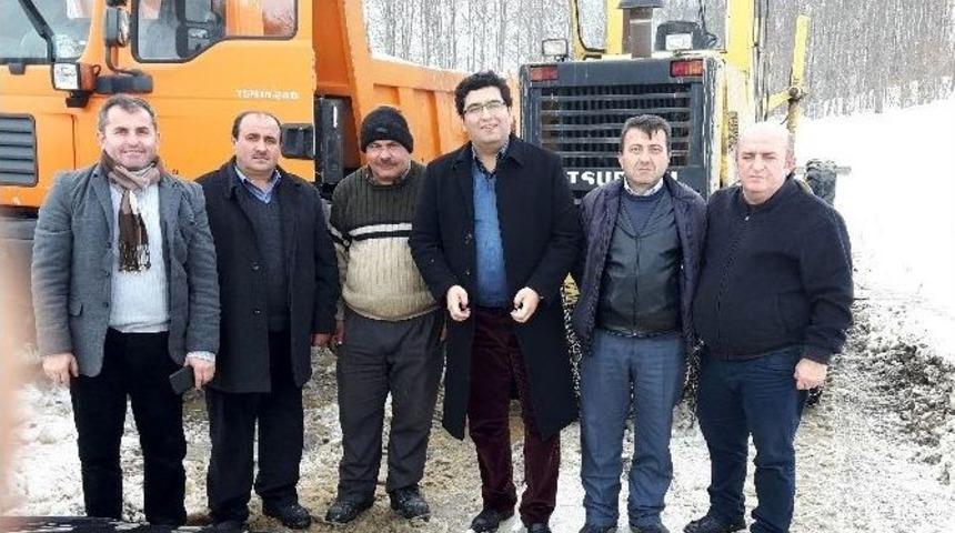 Bozkurt İl&ccedil;esinde K&ouml;y Yollarının Yarısı Ulaşıma A&ccedil;ıldı