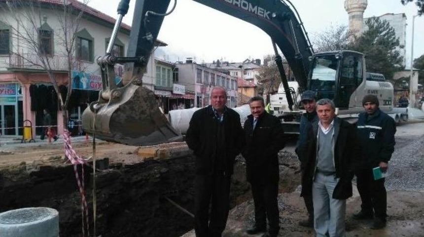 Seydişehir&rsquo;de Kanalizasyon Hatları Tamamlanıyor