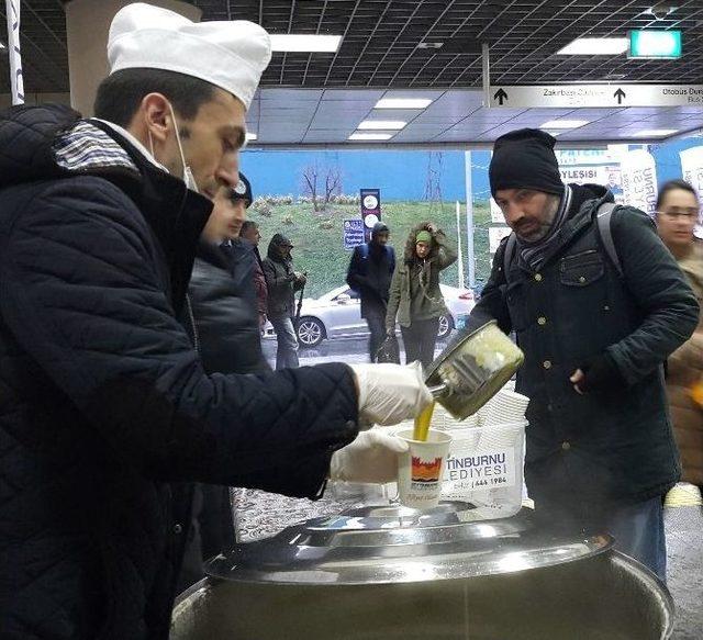 Başkan Murat Aydın’dan Vatandaşlara Çorba İkramı