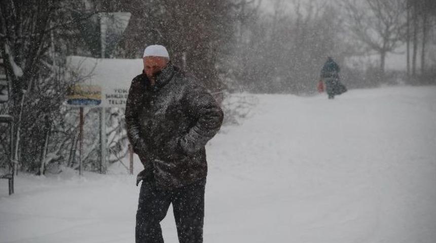 Tokat’ta Kar Yağışı