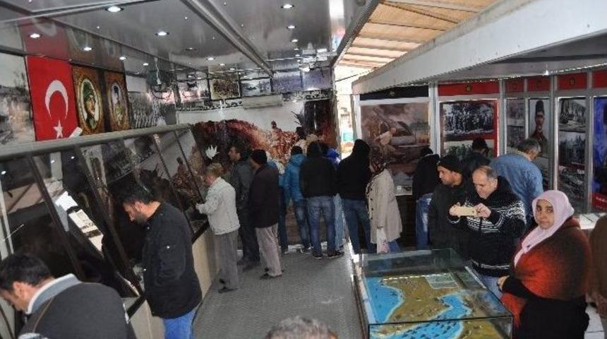 &Ccedil;anakkale Savaşı Gezici M&uuml;zesi Korkuteli&rsquo;de