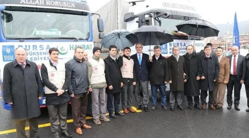 Bursa&rsquo;dan Bayırbucak&rsquo;a Yardımlar S&uuml;r&uuml;yor