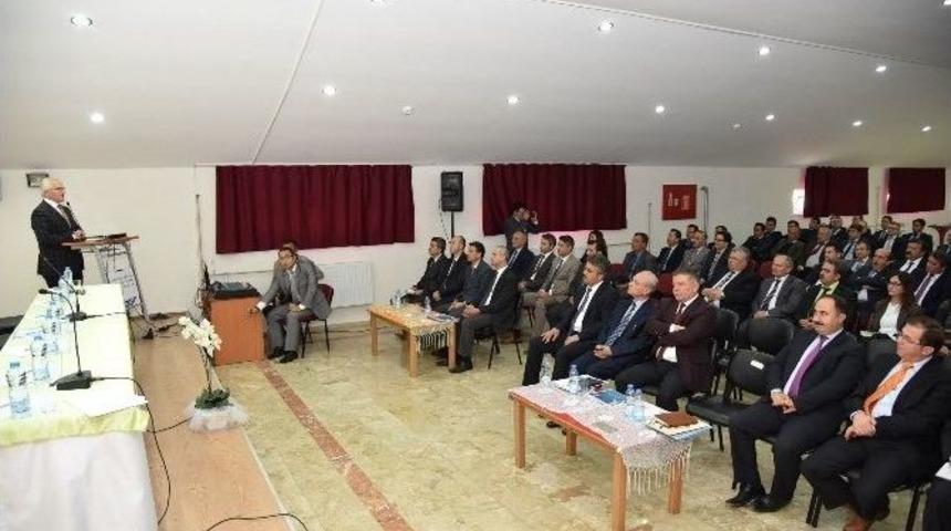 Milli Eğitim M&uuml;d&uuml;r&uuml; Oğuz, Acıpayam&rsquo;da Eğitimcilerle Buluştu