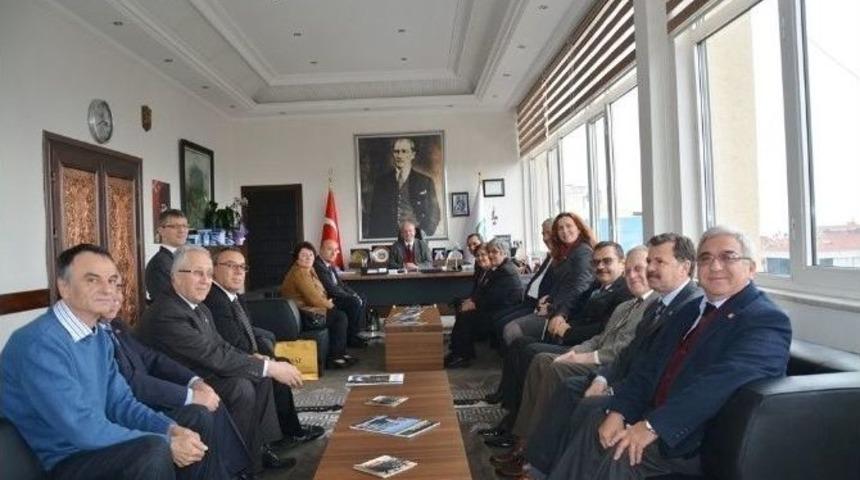 Chp İl Başkanı &Ouml;kten&rsquo;den Başkan Albayrak&rsquo;a Ziyaret