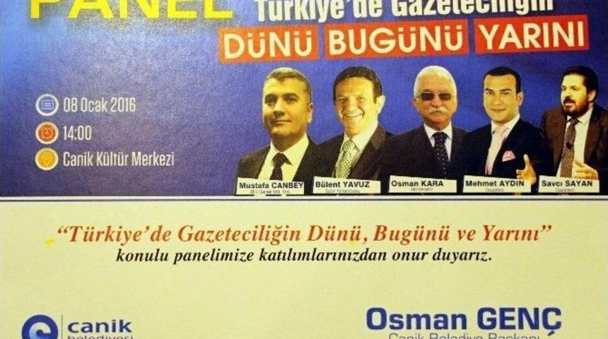 Samsun’da "gazeteciliğin Dünü, Bugünü, Yarını" Paneli