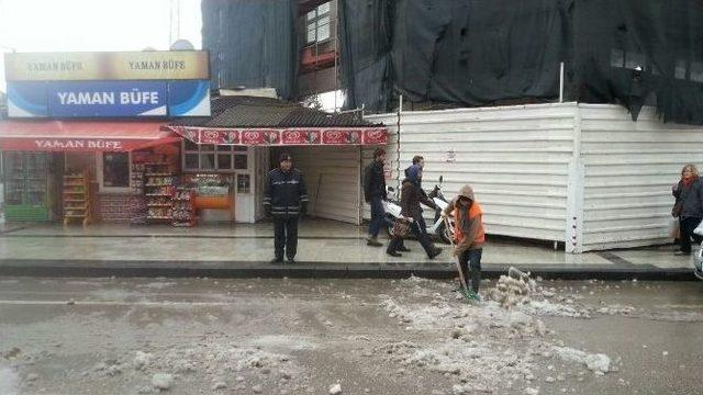 Sinop Belediyesi’nden Kar Temizleme Çalışması