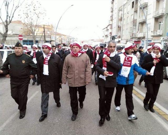 Karaman Sarıkamış Şehitleri İçin Yürüdü