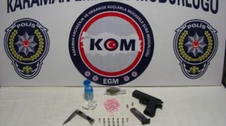 Karaman&rsquo;da Uyuşturucu Operasyonu
