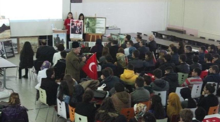 En Yaşlı Çanakkale Gazisinin Oğlu Kaynaşlı Myo’da Konferans Verdi