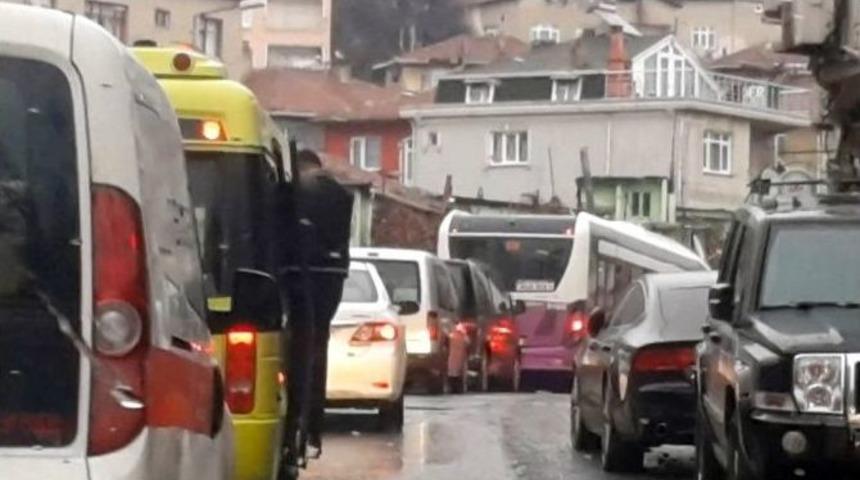 (&ouml;zel Haber) Minib&uuml;steki Tehlikeli Yolculuk Kamerada